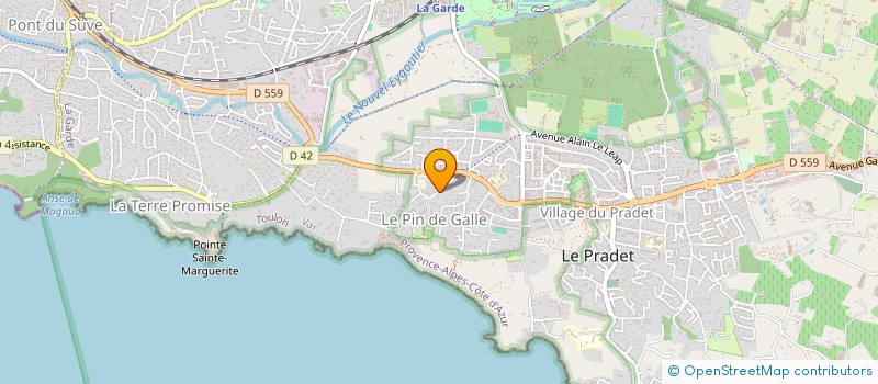 localisation de l'entreprise H.D.V.M EVENT'S  LE PRADET