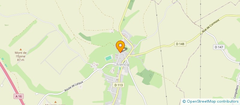 localisation de l'entreprise H-DBO  FRENCQ