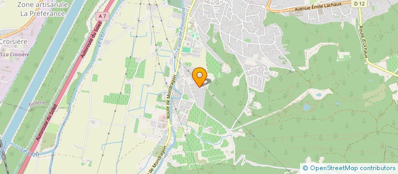 localisation de l'entreprise H DE NOAH  BOLLENE