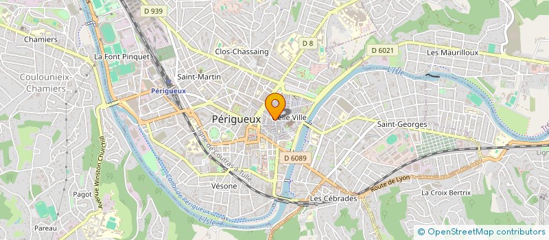 localisation de l'entreprise H DE V  PERIGUEUX