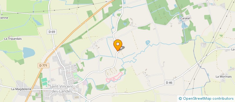 localisation de l'entreprise H DECOR  SAINT-VINCENT-DES-LANDES