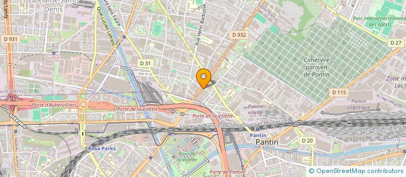 localisation de l'entreprise H DELUXE  PANTIN