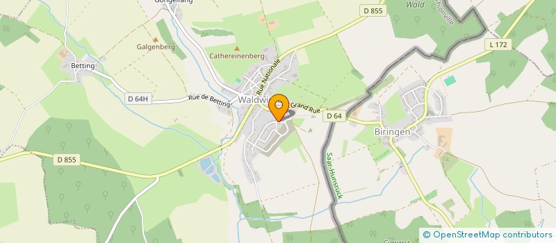 localisation de l'entreprise H DESIGN PROJECT INVEST  WALDWISSE