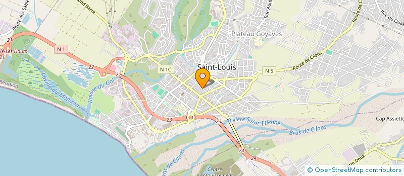 localisation de l'entreprise H. DESSAYE ET FILS à SAINT-LOUIS
