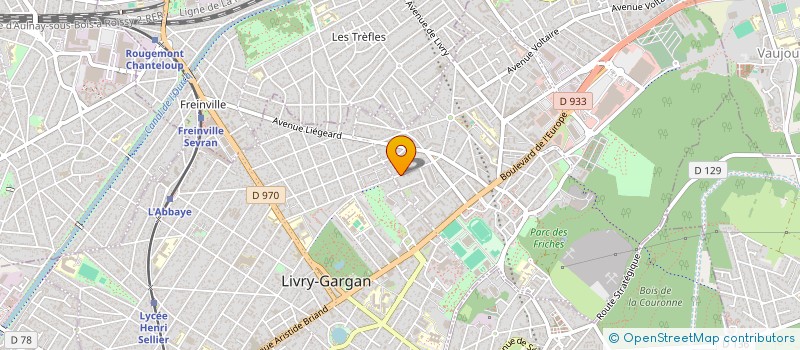 localisation de l'entreprise H.DISTRIBUTION  LIVRY-GARGAN