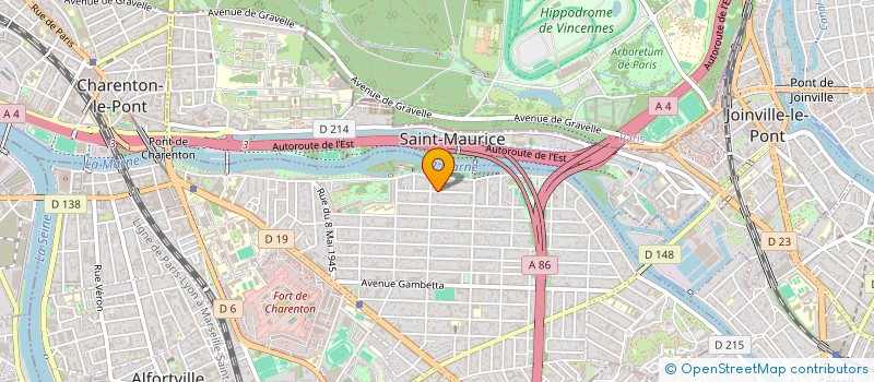 localisation de l'entreprise H-DMAJ à MAISONS-ALFORT