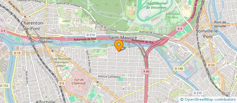 localisation de l'entreprise H DMAJ INVEST à MAISONS-ALFORT