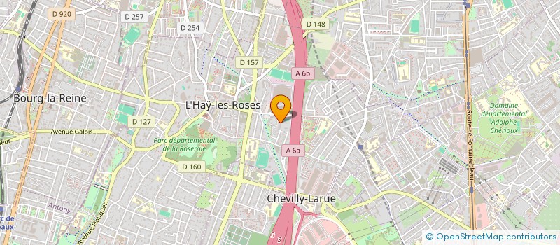 localisation de l'entreprise H. DRIVE  L'HAY-LES-ROSES