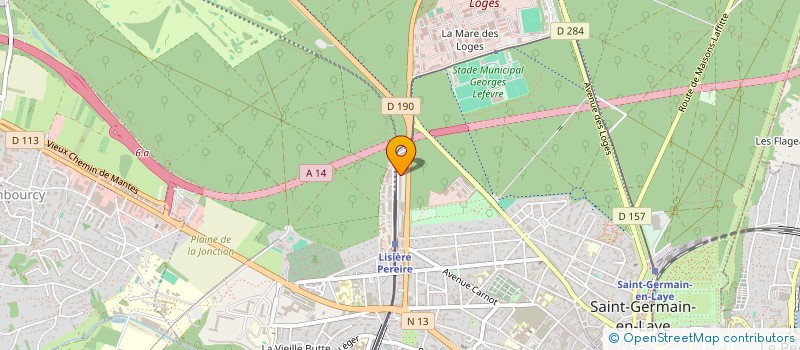 localisation de l'entreprise H E C  SAINT-GERMAIN-EN-LAYE