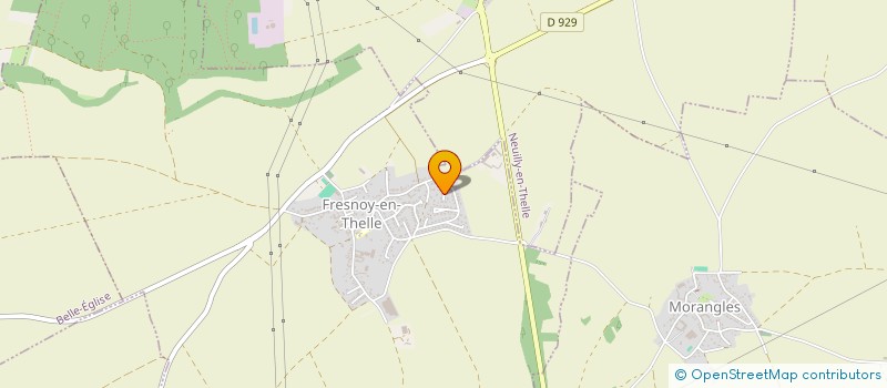 localisation de l'entreprise H.E.C.A  FRESNOY-EN-THELLE