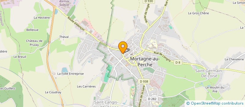 localisation de l'entreprise H.E.D.I. à MORTAGNE-AU-PERCHE