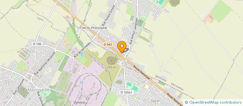 localisation de l'entreprise H.E.E.P  VERMELLES