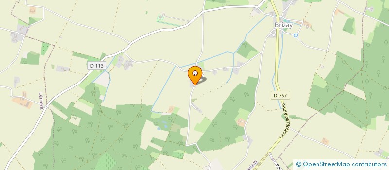 localisation de l'entreprise H & E IMMO  BRIZAY