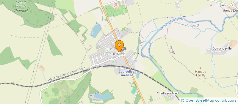 localisation de l'entreprise H.E. IMMOBILIER  COURCELLES-SUR-NIED