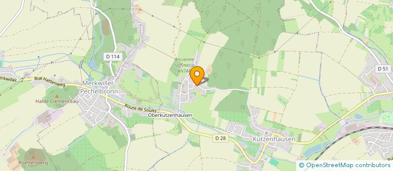 localisation de l'entreprise H & E IMMOBILIER  KUTZENHAUSEN