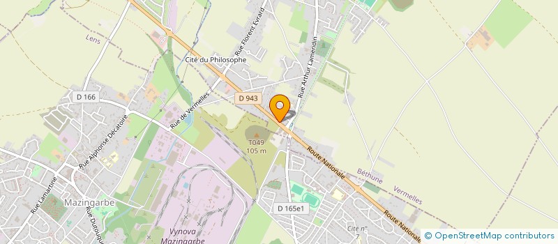 localisation de l'entreprise H.E.J.C.L.B.  VERMELLES