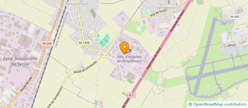 localisation de l'entreprise H.E.L  TEMPLEMARS