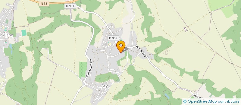 localisation de l'entreprise H.E.L.I.  ACY