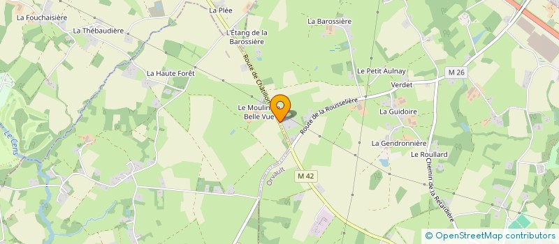 localisation de l'entreprise H.E.L.M.  ORVAULT