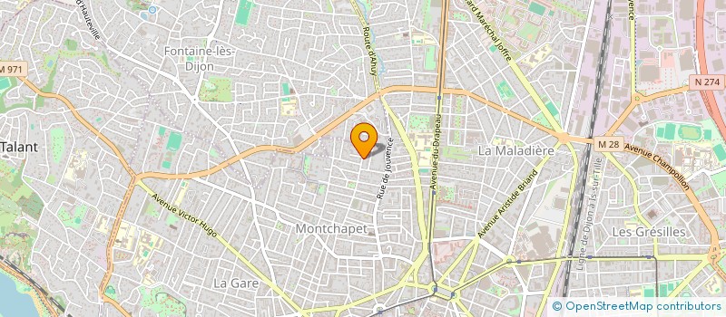 localisation de l'entreprise H.E.M. à DIJON