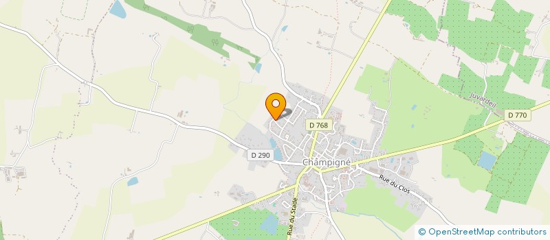 localisation de l'entreprise H.E.N.A  LES HAUTS-D'ANJOU