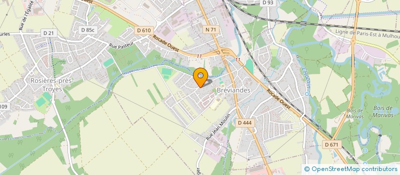 localisation de l'entreprise H.E.P  NEUVILLE-SUR-VANNE