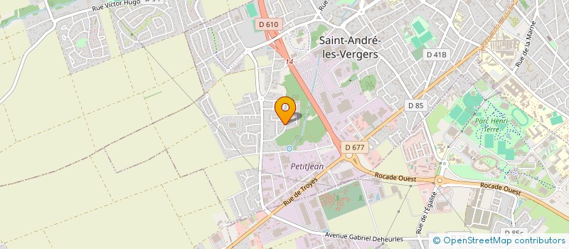 localisation de l'entreprise H.E.P.  SAINT-ANDRE-LES-VERGERS