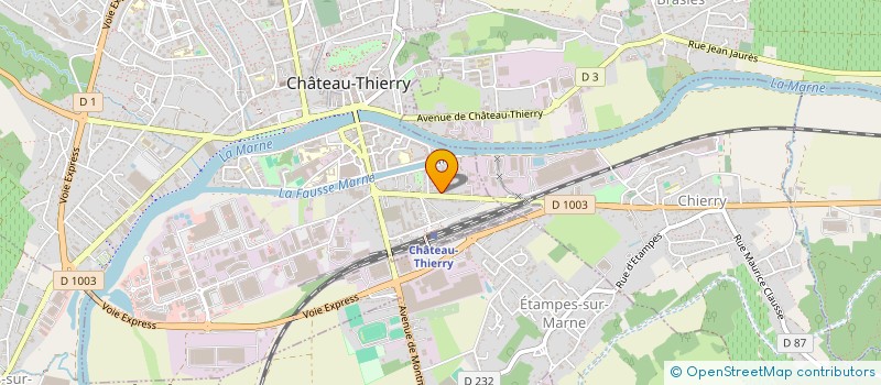 localisation de l'entreprise H & E RENOVATION à SOISSONS
