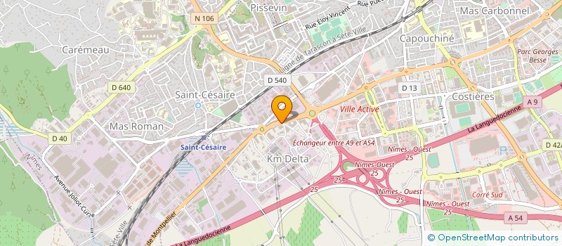 localisation de l'entreprise H.E. TRAINING à NIMES