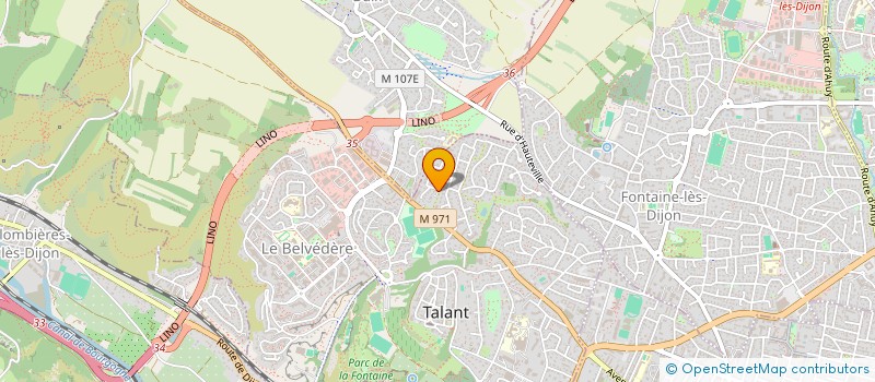 localisation de l'entreprise H.E.V.E.C.A.P  TALANT