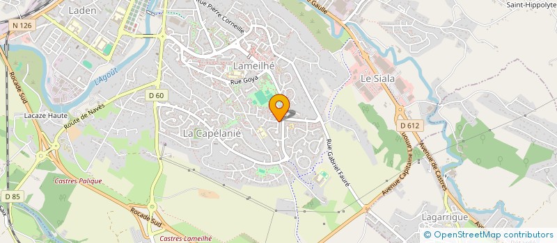 localisation de l'entreprise H'ENERGIES  CASTRES