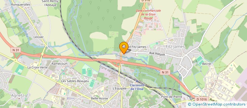 localisation de l'entreprise H EQUIPEMENTS - LE SURPLUS  FITZ-JAMES