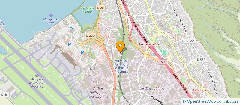 localisation de l'entreprise H.ESTHETIQUE à VITROLLES