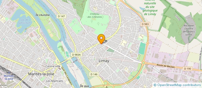 localisation de l'entreprise H ET A IMMO  LIMAY