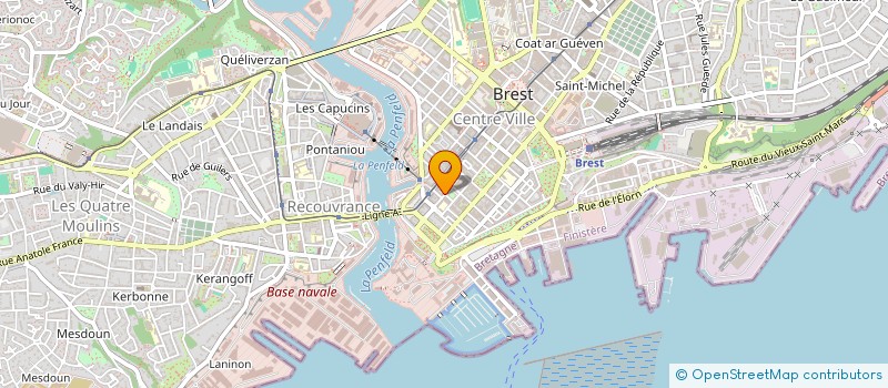 localisation de l'entreprise H ET D à BREST