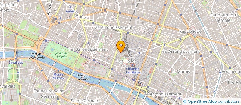 localisation de l'entreprise H ET E SIRIUS à PARIS