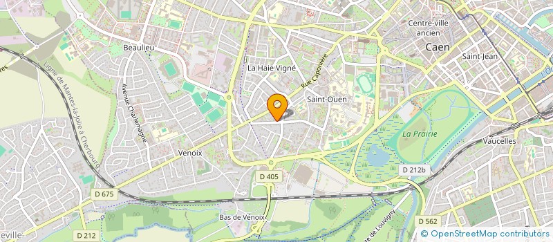 localisation de l'entreprise H ET F GESTION à CAEN