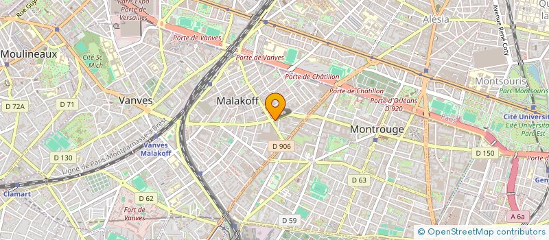 localisation de l'entreprise H ET K RECORDS  MALAKOFF