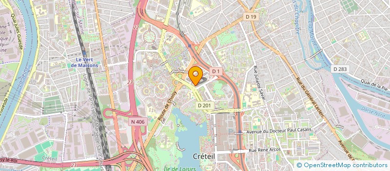 localisation de l'entreprise H ET K TRANSPORTS à CRETEIL