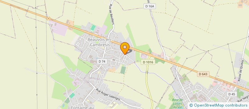 localisation de l'entreprise H ET L  BEAUVOIS-EN-CAMBRESIS