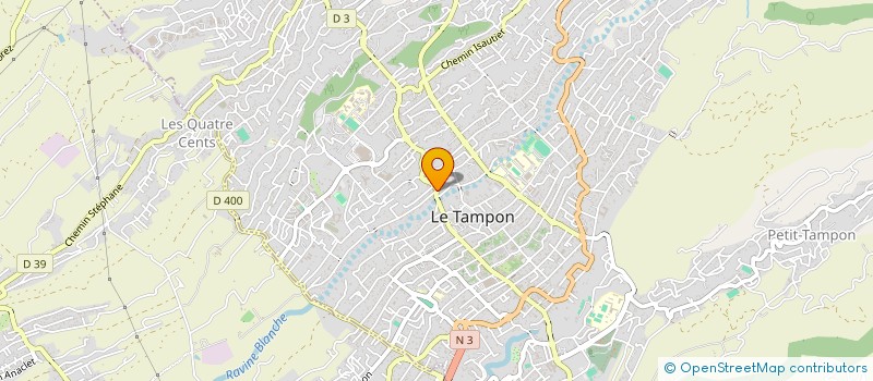 localisation de l'entreprise H ET M  LE TAMPON