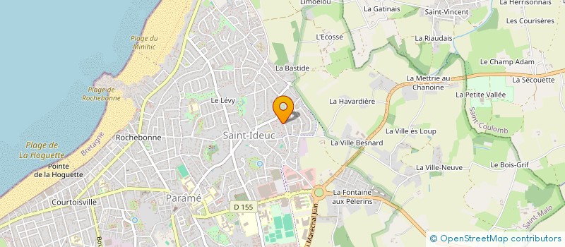 localisation de l'entreprise H ET M AND CO-INVEST à SAINT-MALO