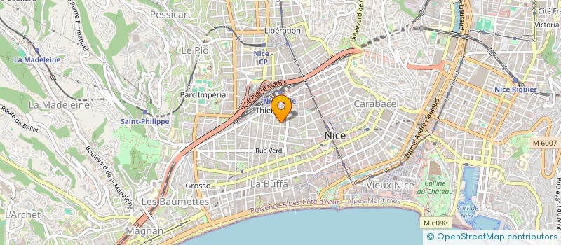 localisation de l'entreprise H ET M CONSEILS ET SERVICES à NICE