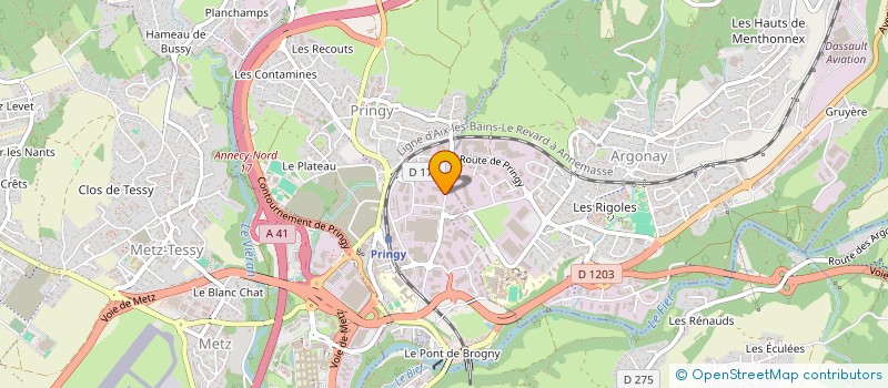 localisation de l'entreprise H ET P HYGIENE ET PROTECTION  ANNECY