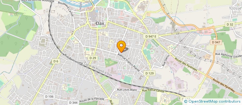 localisation de l'entreprise H. ET R. MARMAJOU à DAX