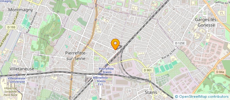 localisation de l'entreprise H ET S à PIERREFITTE-SUR-SEINE