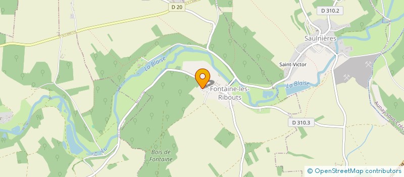 localisation de l'entreprise H ET Z à FONTAINE-LES-RIBOUTS