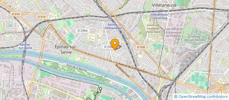 localisation de l'entreprise H EVENTIS à EPINAY-SUR-SEINE
