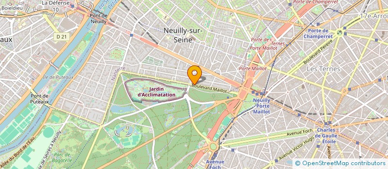 localisation de l'entreprise H EVOLUTION WAY à NEUILLY-SUR-SEINE