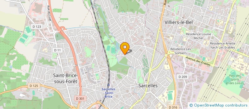 localisation de l'entreprise H. EXPERT RENOVATION à SARCELLES